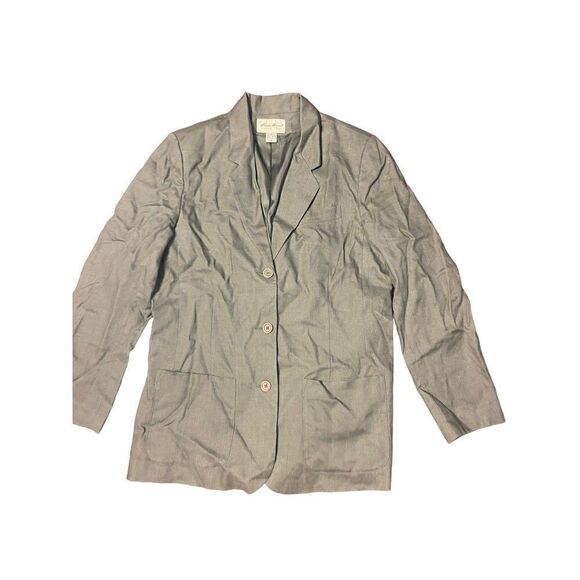 Eddie Bauer ladies linen Blazer Medium - Picture 4 of 5